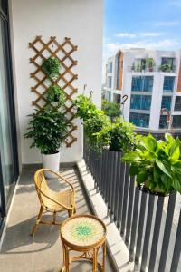 Ban công/sân hiên tại Ocean Park Homestay