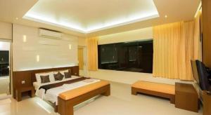 TV/trung tâm giải trí tại The Green Hotel