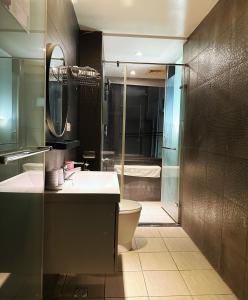 Et badeværelse på 辰沐溫泉民宿