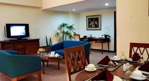 Posezení v ubytování Sahid Kawanua Hotel