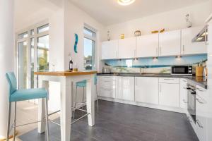 Køkken eller tekøkken på Villa Wiederkehr Sonnendeck