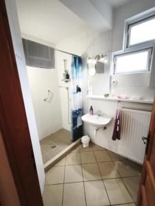 Et badeværelse på Magyar Tenger Pihenőház, 4-8 főre Balatonakarattya + 21 billeder