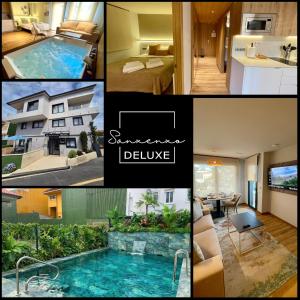 Hồ bơi trong/gần Sanxenxo Deluxe Apartamentos