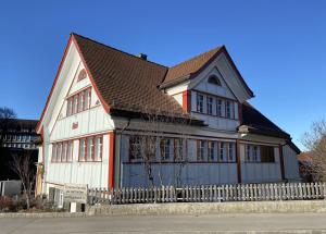 Bygningen som lejligheden ligger i