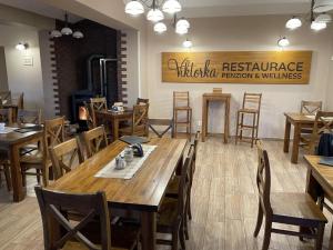 Restaurace v ubytování Wellness hotel - Viktorka, herecký dům