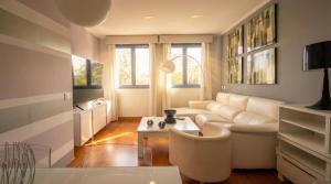 TV a/nebo společenská místnost v ubytování Luxury apt in Plaza de España - FREE parking