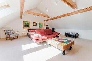 Posezení v ubytování Berghütte, Chalet - Schwarzenberg am Böhmerwald