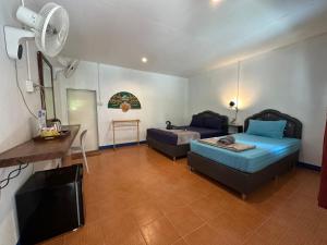 Køkken eller tekøkken på Lanta bluewave Bungkalow