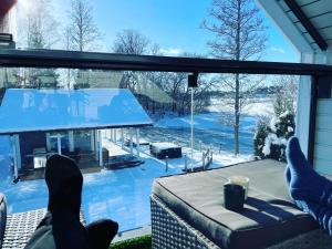 Swimmingpoolen hos eller tæt på Villa Jokiranta