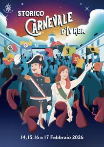 a poster for a movie with a group of people at casa lontana in Borgofranco dʼIvrea