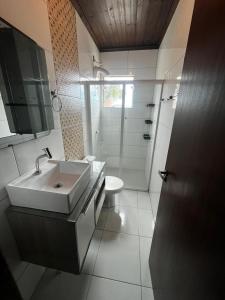 Et badeværelse på Marina do Rosa