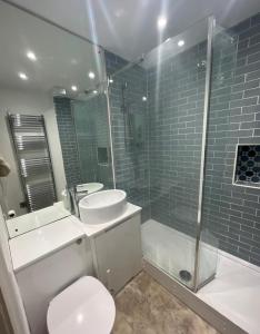 Koupelna v ubytování The Hidden Gem