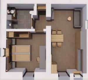 een weergave van een klein appartementencomplex bij Ferienwohnung Kirschner in Unter Tösens inkl SUPER SOMMER CARD in Serfaus