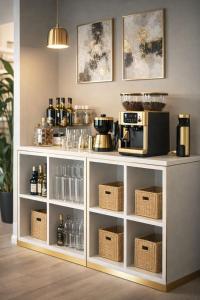 Køkken eller tekøkken på Mountain View Group Stay