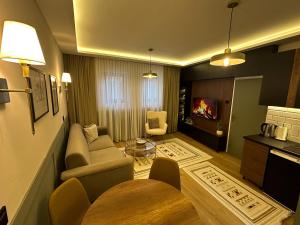 Khu vực ghế ngồi tại Apartment Bascarsija