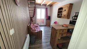 Køkken eller tekøkken på 2 pièces cosy la Foux d 'Allos centre station 30 m carrés + 5 billeder
