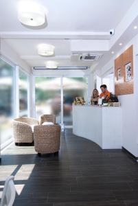 Χώρος καθιστικού στο Hotel Casablanca