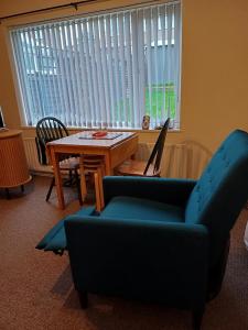 Et opholdsområde på The Orange room