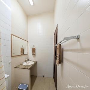 Et badeværelse på Senses Dimension - Ipioca Beach Suites