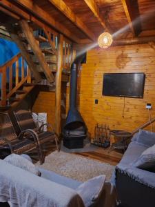 TV/trung tâm giải trí tại Cabana Vermelha