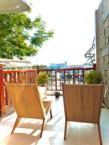 En balkon eller terrasse på Ovana Homestay