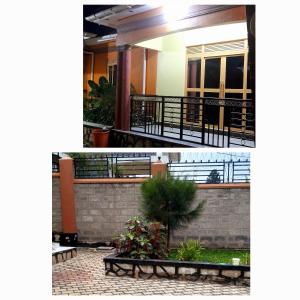 2 foto di una casa con balcone di Kent City Homes a Hoima