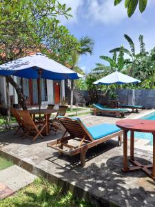 Bazén v ubytování Tunjung Kuning Cottage nebo v jeho okolí