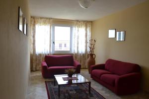 Χώρος καθιστικού στο Albergo Di Murlo