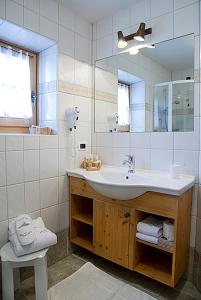 Koupelna v ubytování Hotel Garni San Nicolò