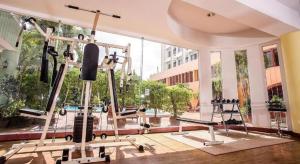 Fitnesscentret og/eller fitnessfaciliteterne på Wangtai Hotel