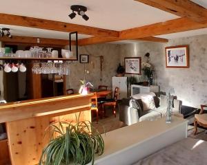 Et opholdsområde på Studio Les Chanterelles