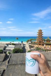 Naturlandskabet i nærheden af lejlighedshotellet