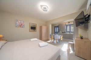 TV/trung tâm giải trí tại Makis Dream Apartments - Antigoni