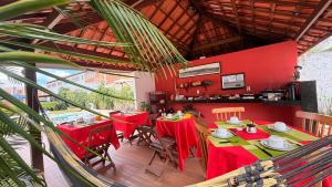 Et opholdsområde på Pousada Villa Egregora