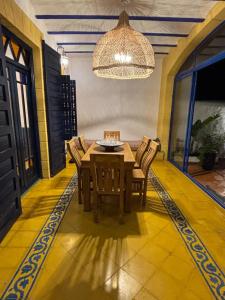 Khu vực ghế ngồi tại Villa by the Oualidia Lagoon