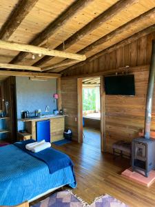 Køkken eller tekøkken på Pousada Flor de Lótus dos Canyons