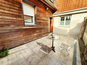 Ban công/sân hiên tại Charmante maison centre village