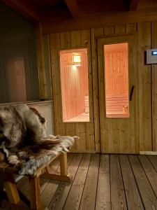 TV a/nebo společenská místnost v ubytování Chalet Supreme