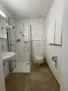 Et badeværelse på Landgasthof zum Zimmermann