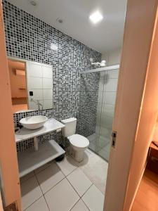 Phòng tắm tại Amélia Pousada de Charme