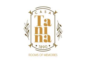 a vintage logo for a tavern with the words ashka la ma at Casa Tanina in Bitonto