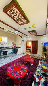 Nhà bếp/bếp nhỏ tại Adrar N Darn Guesthouse