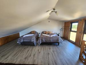 En eller flere senge i et værelse på Cabaña y Tinaja Playa Chaiguao + 5 billeder