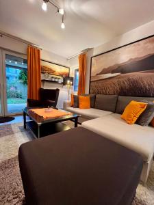 Khu vực ghế ngồi tại Apartament Marcin