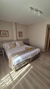 a bedroom with a large bed in a room at DAKAR HOTEL in Mendoza