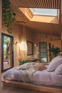 En eller flere senge i et værelse på Idylle du Causse