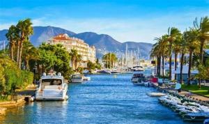 Naturlandskabet i nærheden af feriehuset