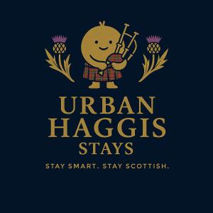 a logo for the united kingdom haggles staysstay smart stay scottish at The Lang Toun Bothy- by the Sea & Near Edinburgh in Kirkcaldy