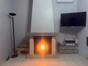 TV/trung tâm giải trí tại gite le repos des chênes option spa extérieur Evasion nature et confort !