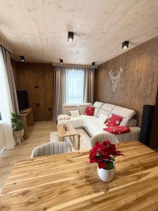 Khu vực ghế ngồi tại Apartmán Forest, Tatranská Štrba